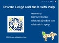 Hosting a Custom Forge with Pulp