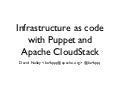 Puppet and Apache CloudStack