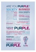 PurPle (Purpose + People) Manifesto Poster