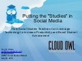 Putting the "Studies" In Social Media, by Troy D. White