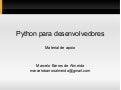 Python para desenvolvedores - material apoio (parte I)