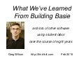 What We&rsquo;ve Learned From Building Basie