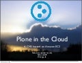 Plone in the Cloud - an on-demand CMS hosted on Amazon EC2