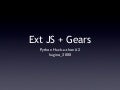 Extjs + Gears