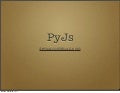 PyJS intro