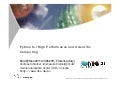 Python for High Performance and Scientific Computing