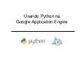 Usando Python na Google App Engine