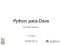 Python para devs