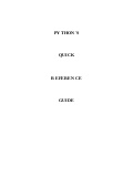 Python quick guide1
