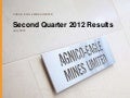 Q2 2012 results presentation conf call