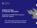 Quality Assurance in Teacher Education in Finland