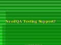 QA Testing