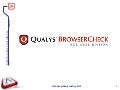 QualysGuard InfoDay 2012 - BrowserCheck