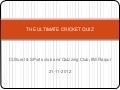 IIM Raipur Cricket Quiz - 21-12-2012