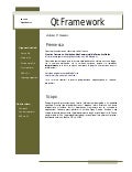 Che cosa è il Qt Framework
