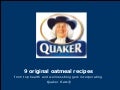 Quaker Living Proof Weekend Recipes