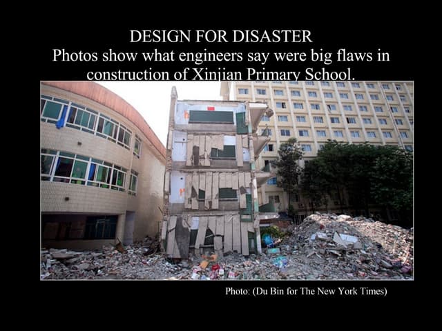 Design for Disaster