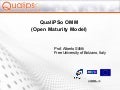 Qualipso Open Maturity Model OW2 Conference Nov10