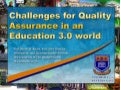 Quality Assurance in an Education 3.0 world