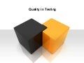 Quality in Software Testing