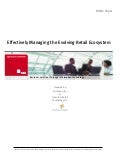 Effectively managing the evolving retail eco-system