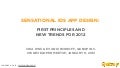 Sensational iOS App Design: First Principles and New Trends for 2012