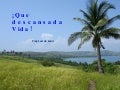 ¡Qué descansada vida!