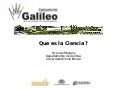 Qué es la ciencia - Jorge Mostany - Campamento Galileo USB 2010
