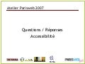 Questions Reponses Accessibilite