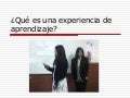 Qué Es Una Experiencia De Aprendizaje