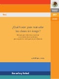 Qué hacer para reanudar las clases sin riesgo
