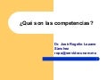Qué son las competencias 