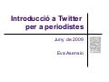 Introducció a Twitter per a periodistes