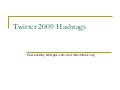 QVApps Twitter Hashtags 2009