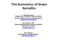 The Economics of Green Retrofits