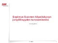 Sopimus Suomen kilpailukyvyn ja työllisyyden turvaamisesta