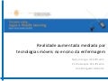 Realidade Aumentada mediada por tecnologias móveis no ensino da enfermagem
