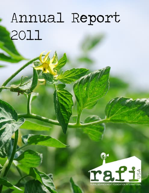 RAFI 2011 Annual Report
