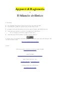 Appunti di Ragioneria: bilancio civilistico
