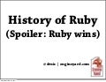RailsConf Keynote - History of Ruby