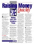 Raising moneyquickly