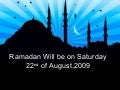 Ramadan On Sat22 8 09