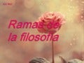 Ramas de la filosofía