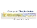 Ramayana  Chapter  Notes