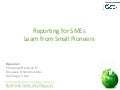 GRI Conference - 27 May- Ramirez - Reporting For SMEs: Learn From Small Pioneers