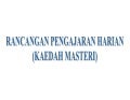 Rancangan pengajaran harian(kaedah masteri)