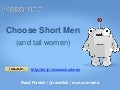 Choose Short Men & Tall Women