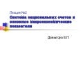 Финансовые рынки лекции