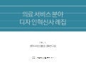 의료서비스분야 디자인혁신 사례집