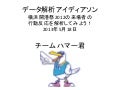 データ解析アイディアソン チームハマー君